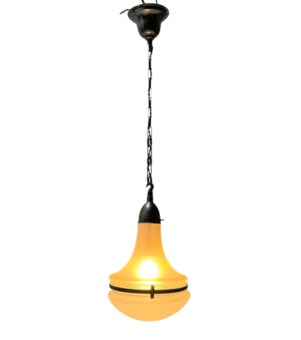Art Nouveau Luzette Pendant Lamp by Peter Behrens for Siemens, 1900s